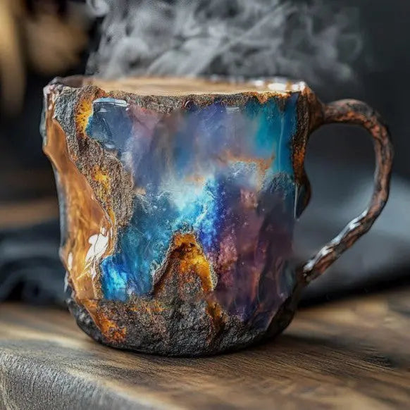 3Dデザインマグ - 水晶ミネラルコーヒーマグ